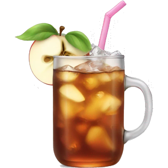 apple iced tea emoji