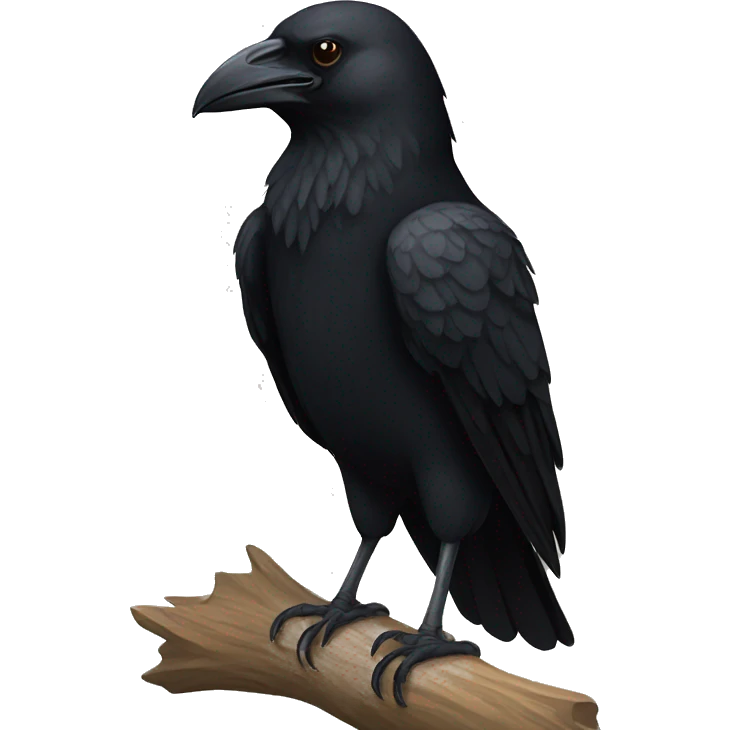 black crow emoji