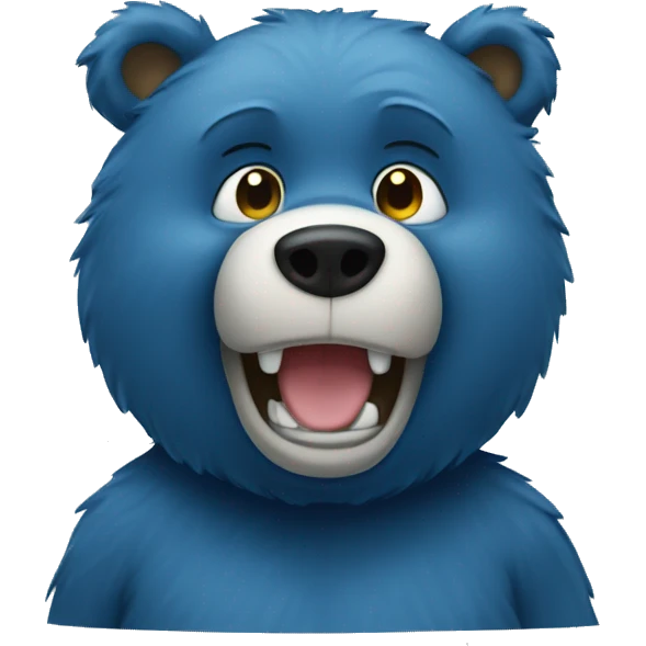 blue bear emoji
