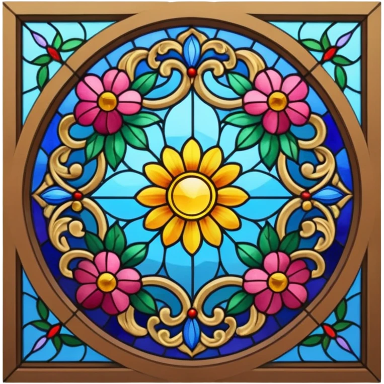 Stained glass window emoji