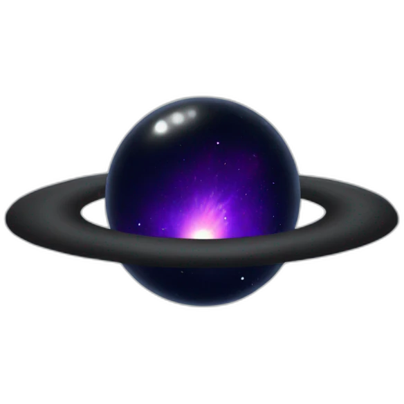 Black hole emoji