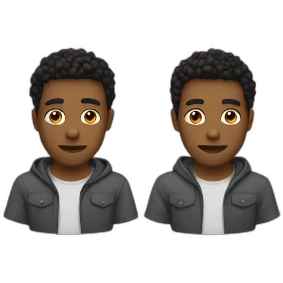 2 guys emoji