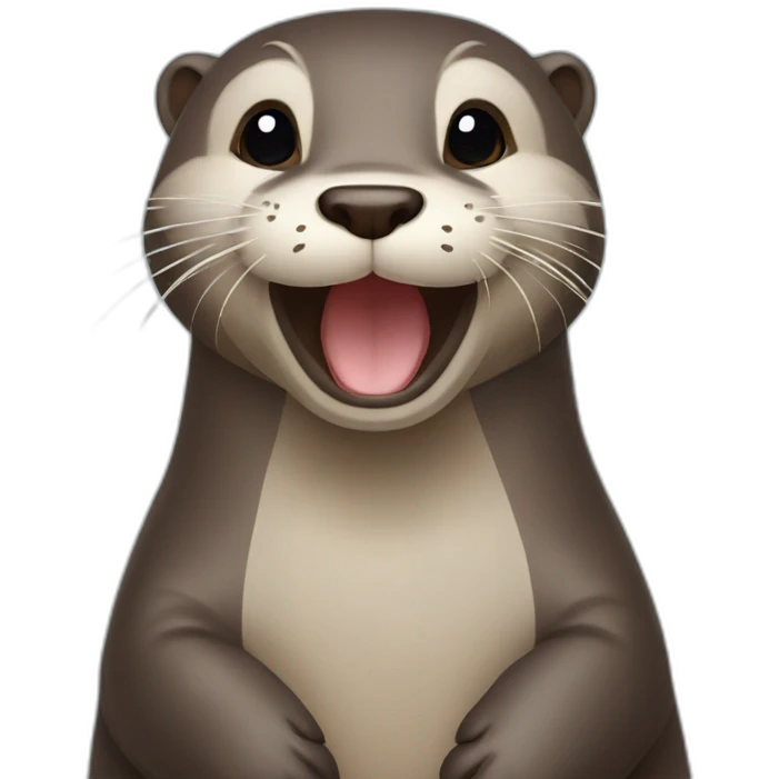 loving otter emoji
