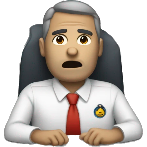 oficinista durmiendo emoji