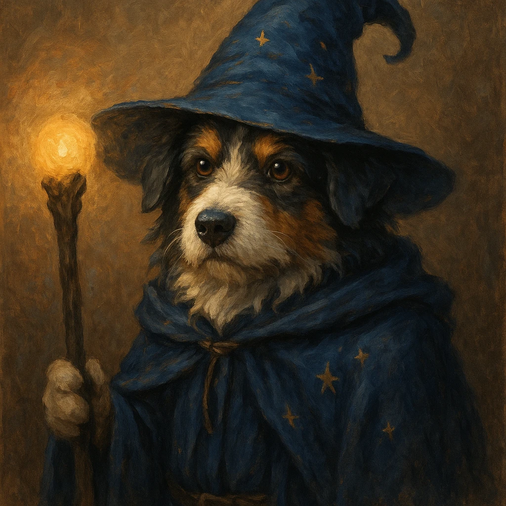 wizard dog3 emoji