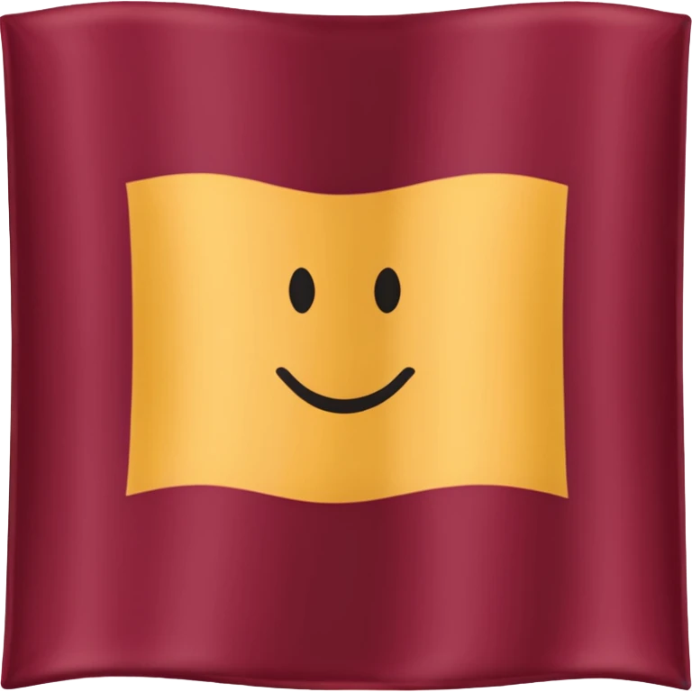Bandera color vino sin estrella emoji