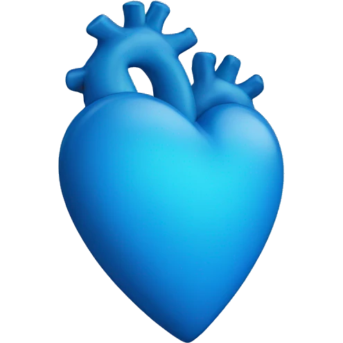 blue heart emoji
