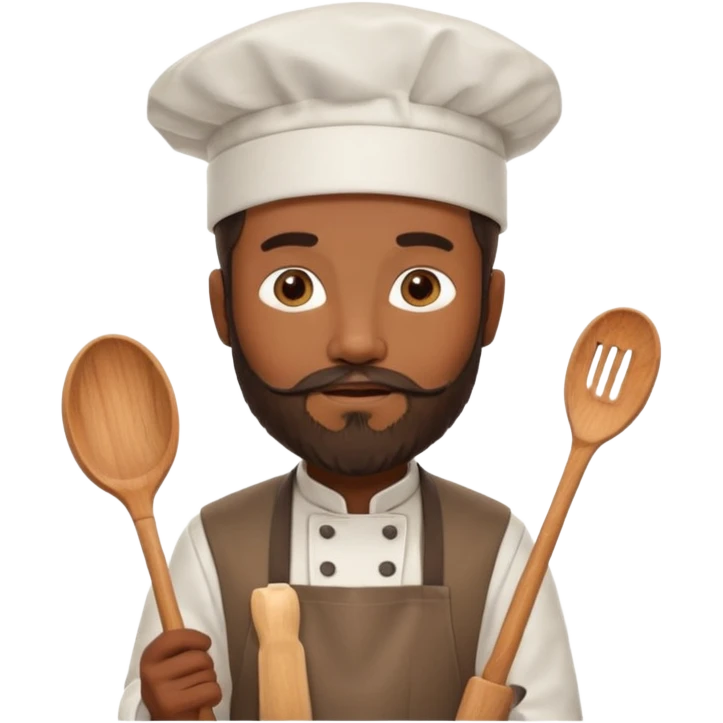 Bearded male chef – brown apron




 emoji