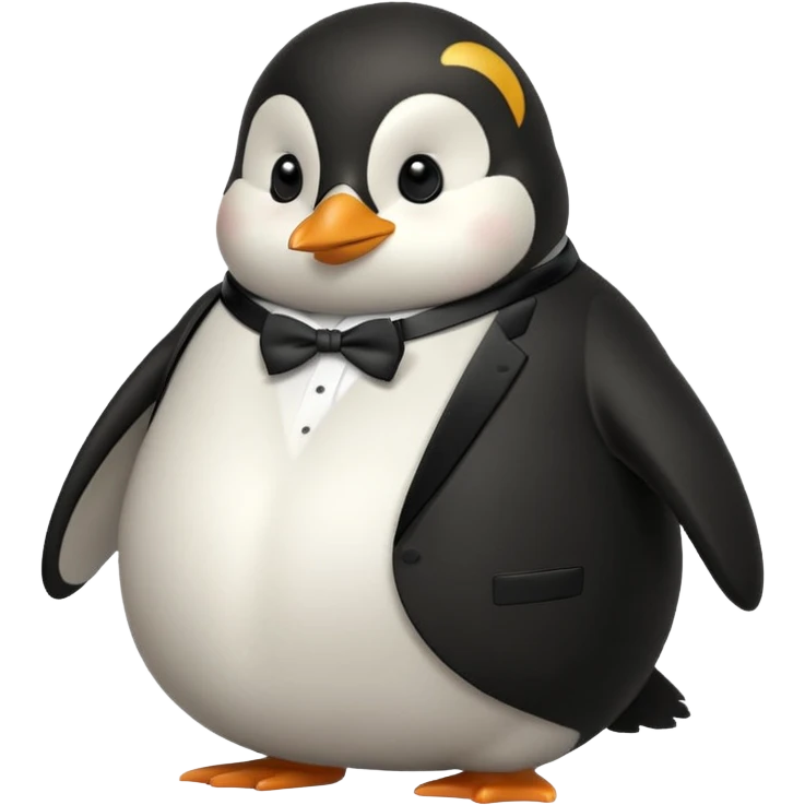 Fat penguin emoji