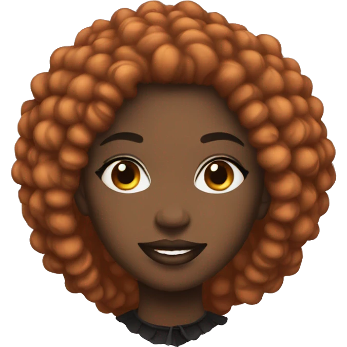 Black coquette emoji