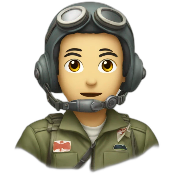 japanese kamikaze pilot emoji