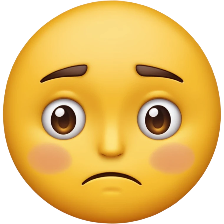Disappointed like a regular emoji  emoji