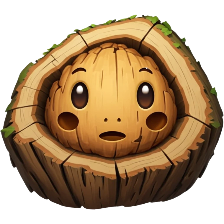lump on a log  emoji