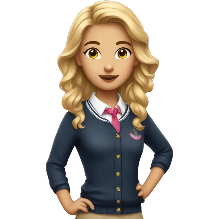 Preppy girl  emoji