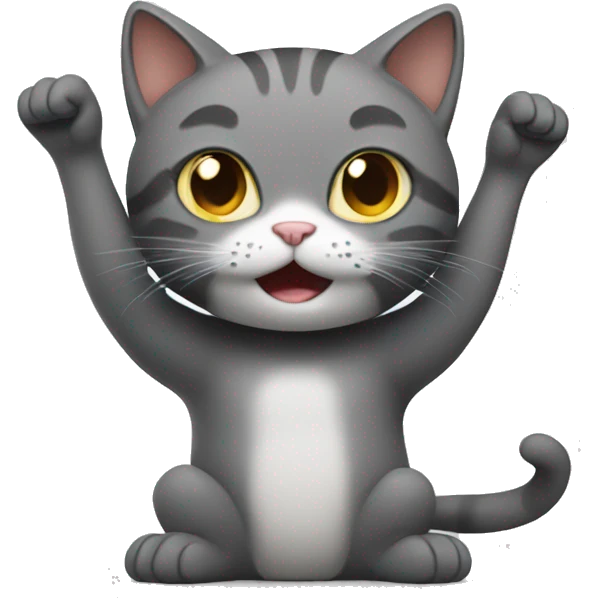 cat with arms emoji