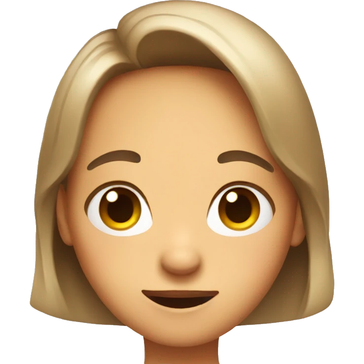 Cute face emoji