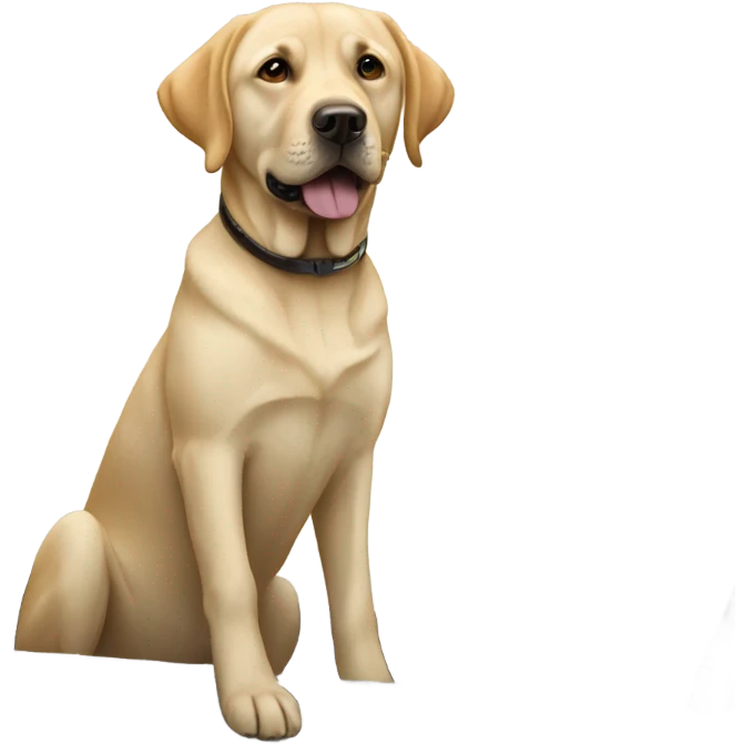 Labrador in a Mercedes  emoji