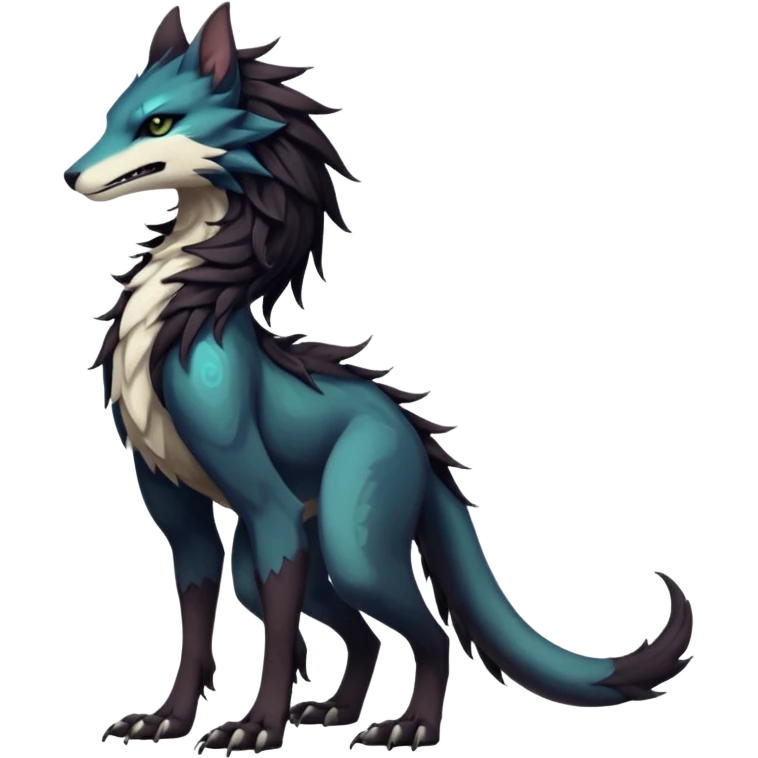 badass elegant wild beautiful natural badass futuristic epic exotic anthro modern furry cyborg-sergal-vernid-creature, full body, dark-brown-black-gradient pretty hair, with a long tufted tail, aesthetic, art by LiLaiRa, art by art by Falvie emoji