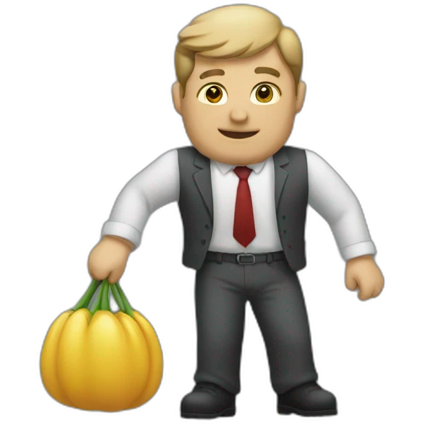 trading man emoji