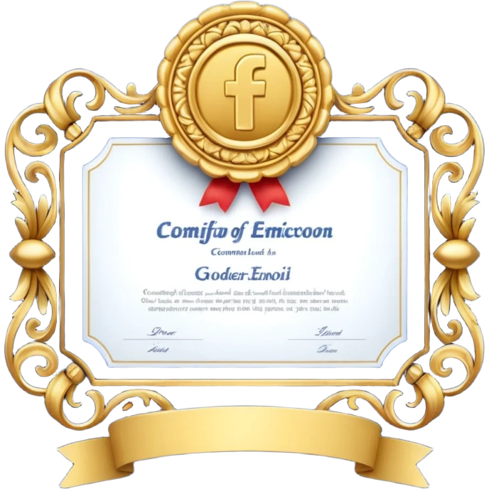 Facebook certificat emoji