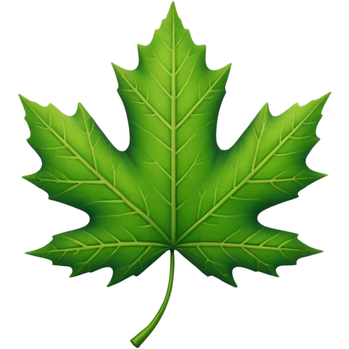 single leaf emoji