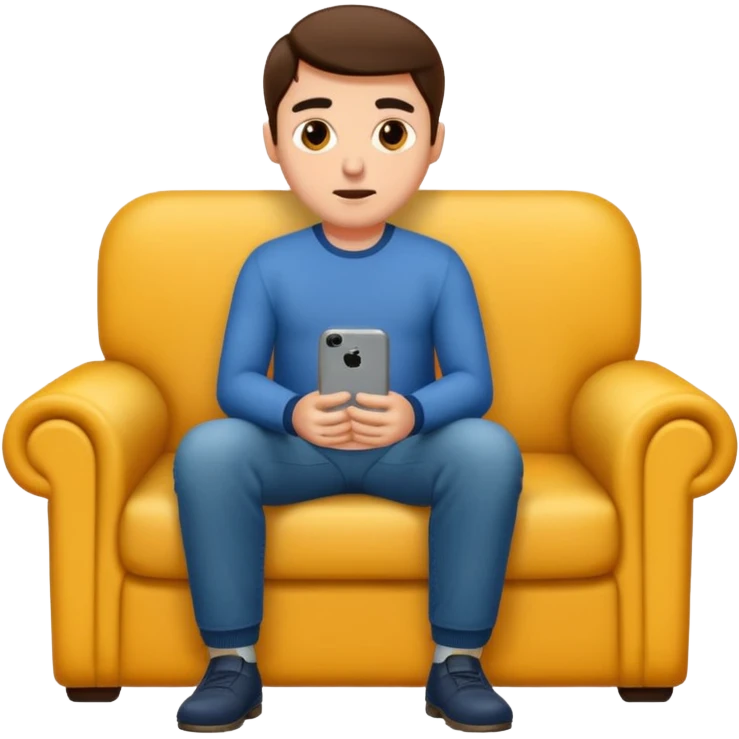 A man insisting to you to sit in his lap emoji