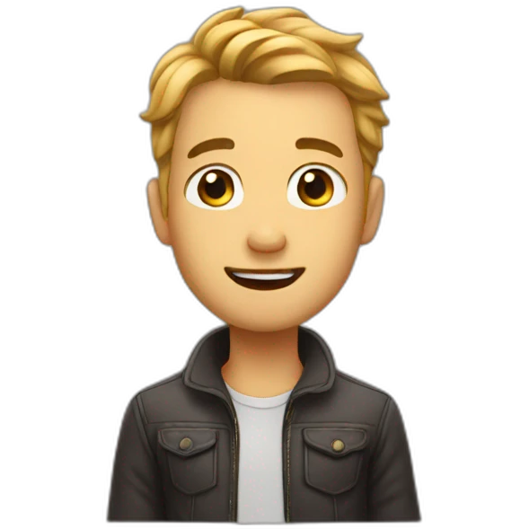 Cute man emoji
