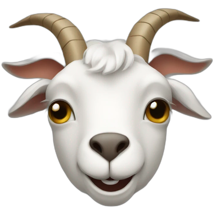 Goat face emoji