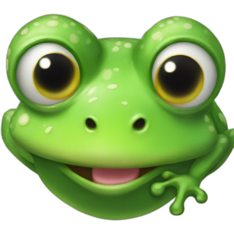 aesthetic frog emoji
