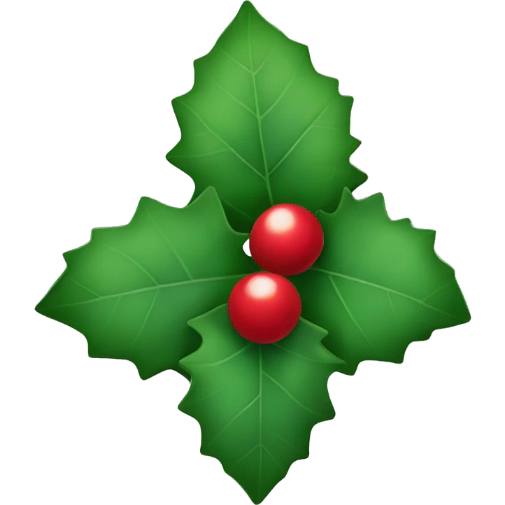 Holly berry emoji