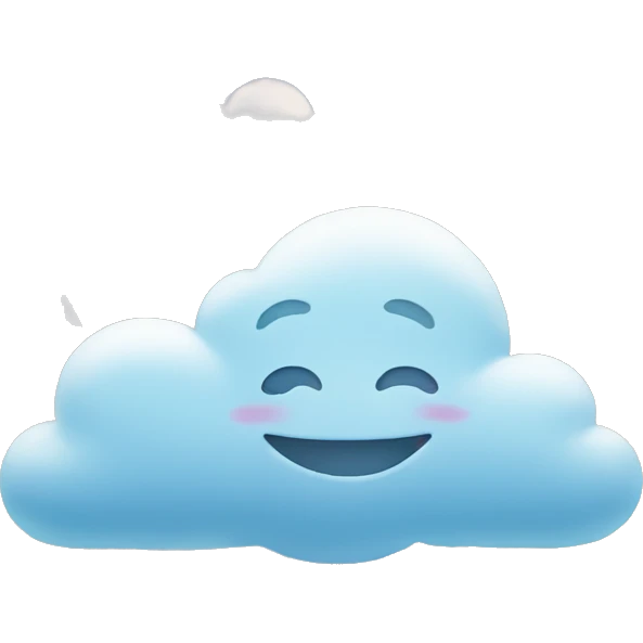 cloud smilin emoji
