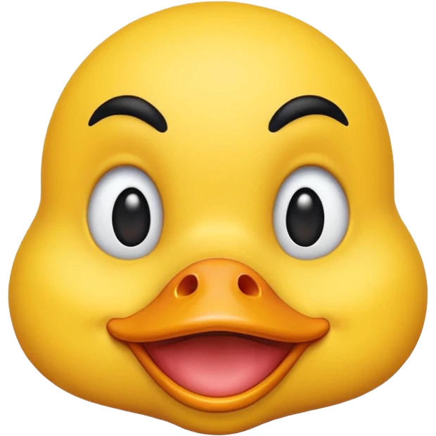 emoji face making duck lips (ios emoji style) emoji