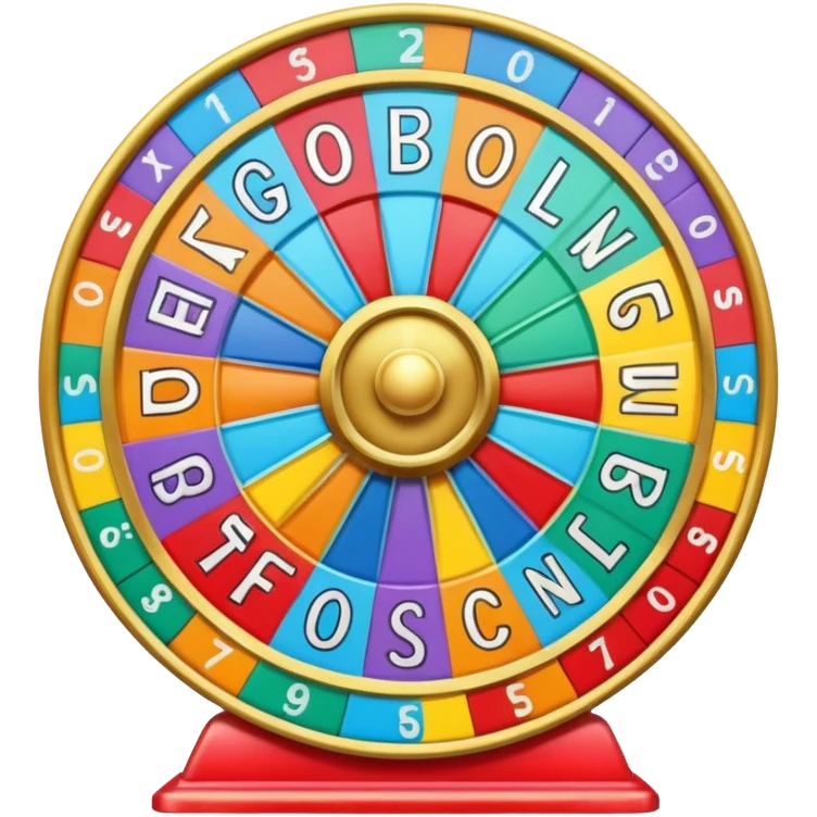   wheel of fortune game board emoji