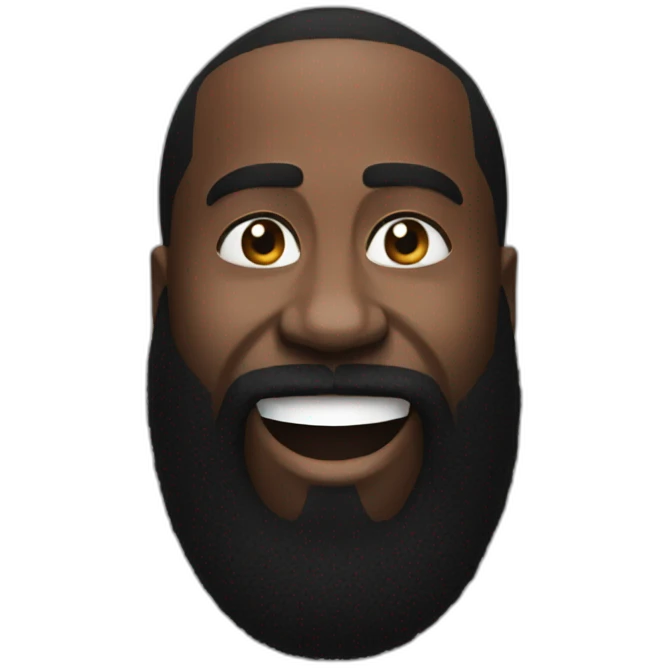 james harden happy emoji
