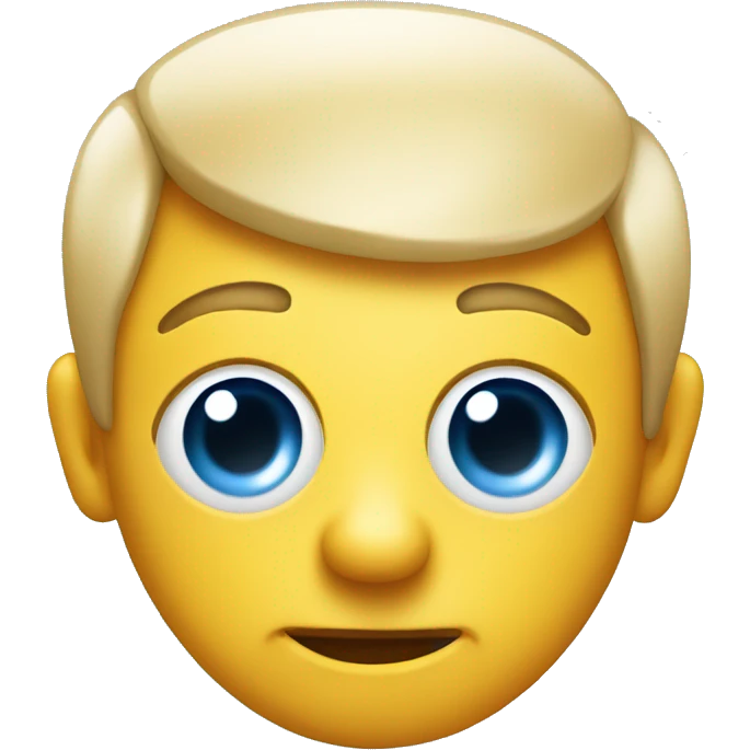 An emoji with one eye looking in a Different direction and it has a slick back and has it’s tongue out emoji