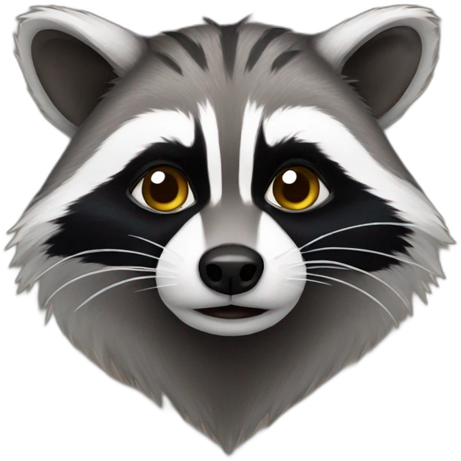 Racoon emoji