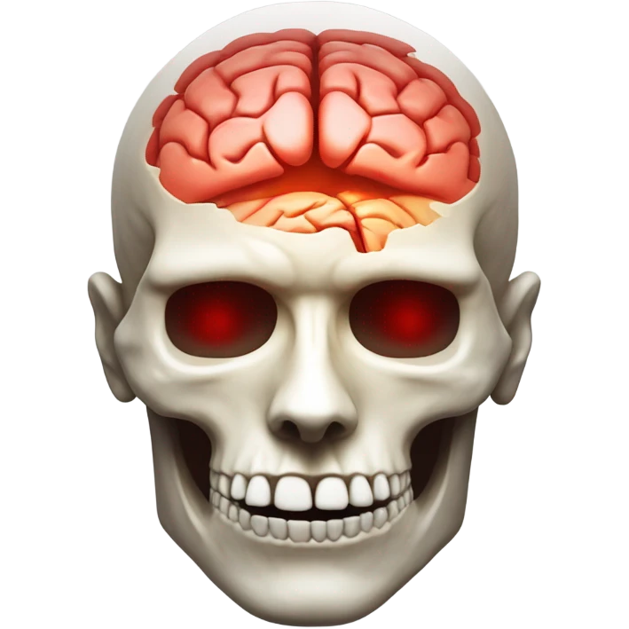 mind with pain red  emoji