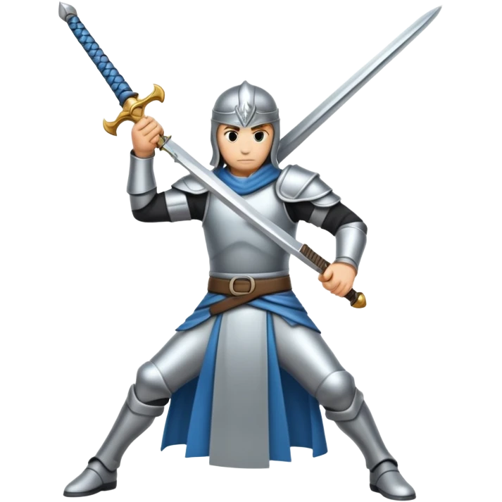 An integral holding a sword emoji