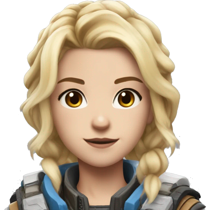 apex legends wattson cute white skin blonde teen girl emoji