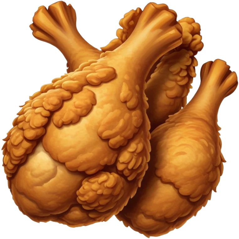 Fried chicken emoji