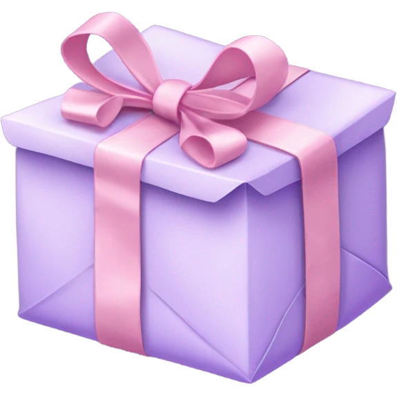 beautiful aesthetic love letter in pastel purple color with pink bow aesthetically placed  emoji