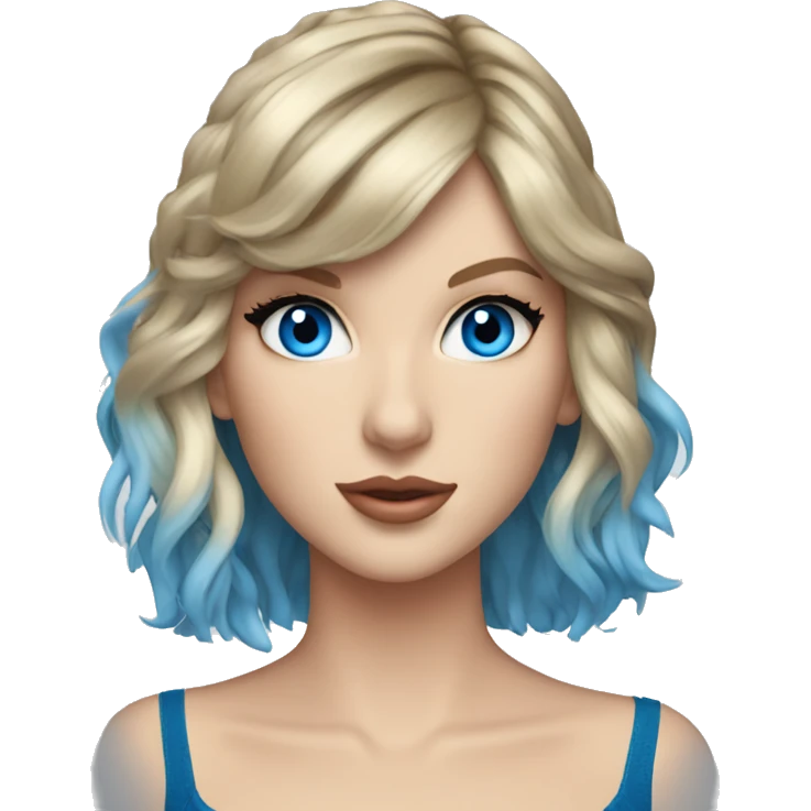 Taylor Swift blue eyes emoji