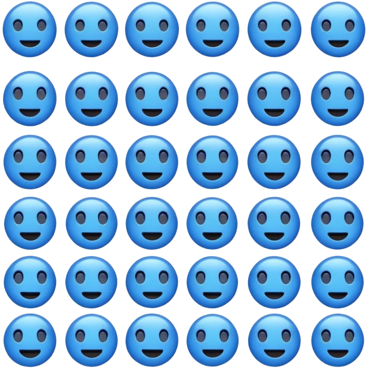 Blue's emojis emoji