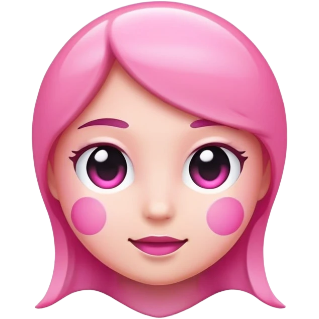 Pink emoji