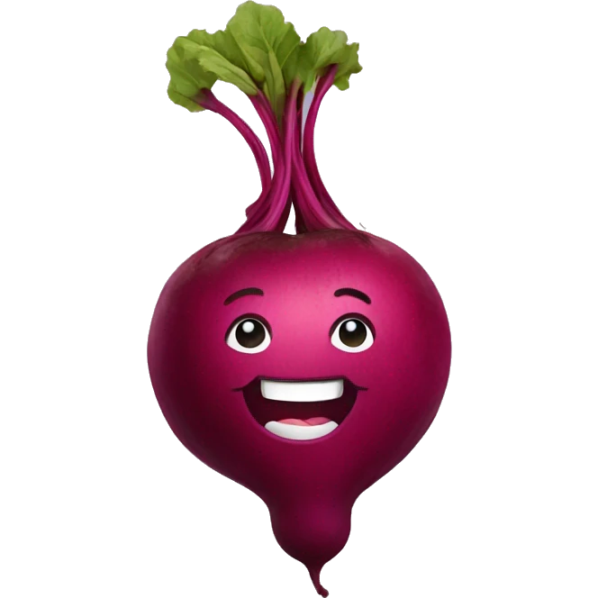 happy beet emoji