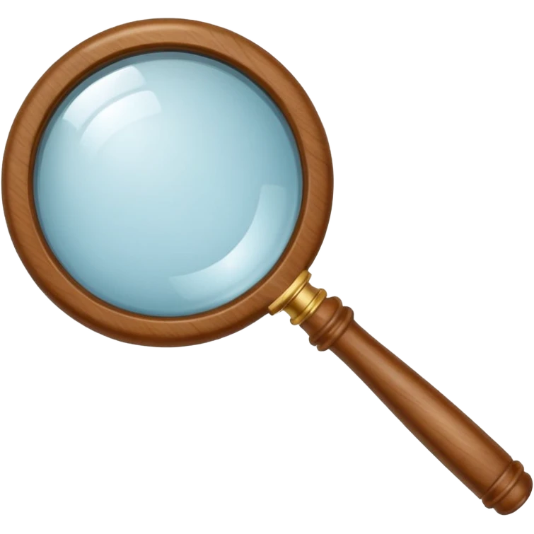 magnifying glass emoji