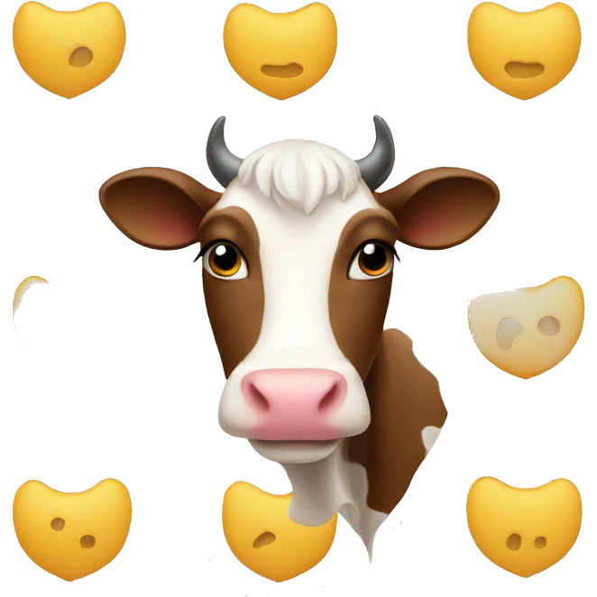 Cœur vache emoji