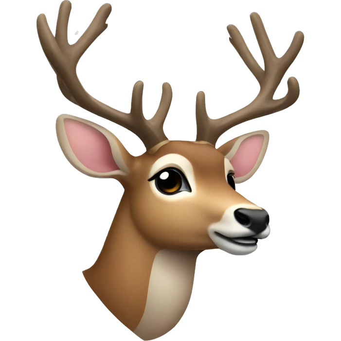 Deer Christmas emoji