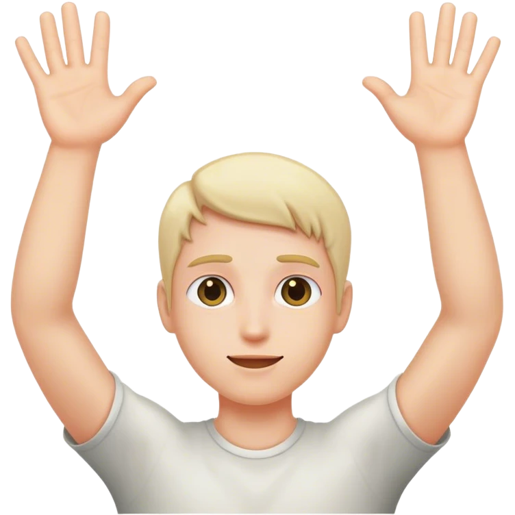 두손 번쩍 emoji