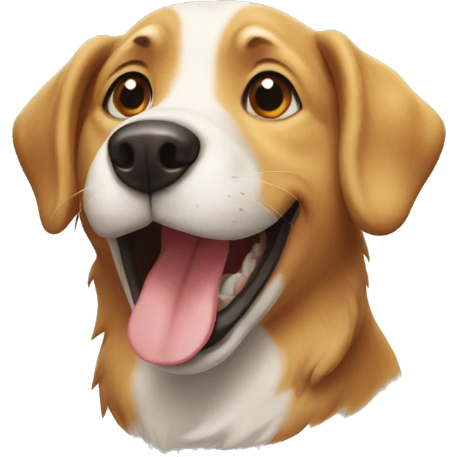 happy dog emoji